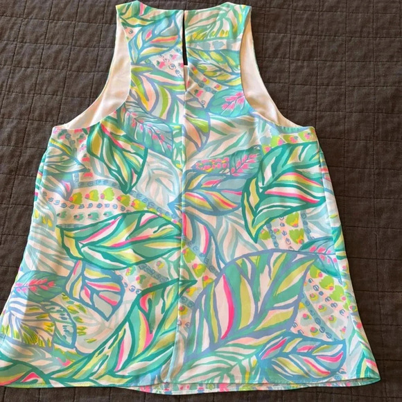Lilly Pulitzer Lyle Maraca My World Top Size Small - Picture 6 of 6